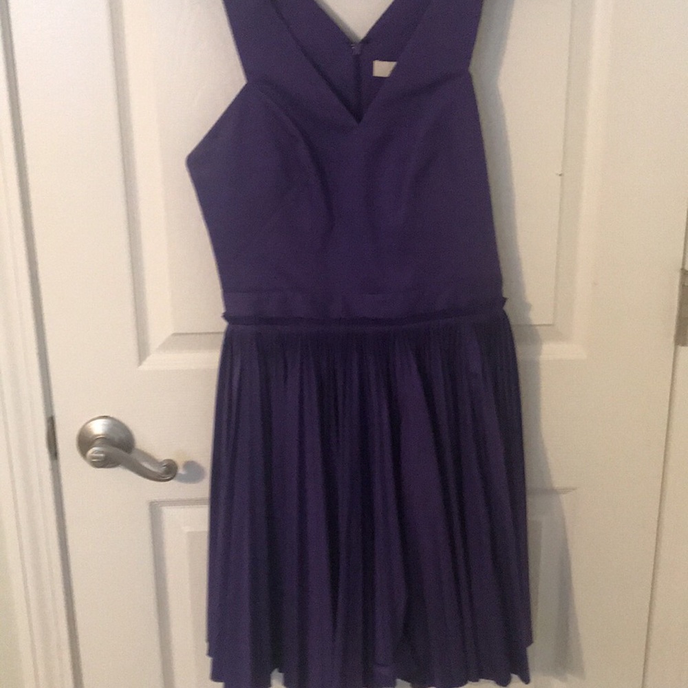 Deep purple cocktail dress